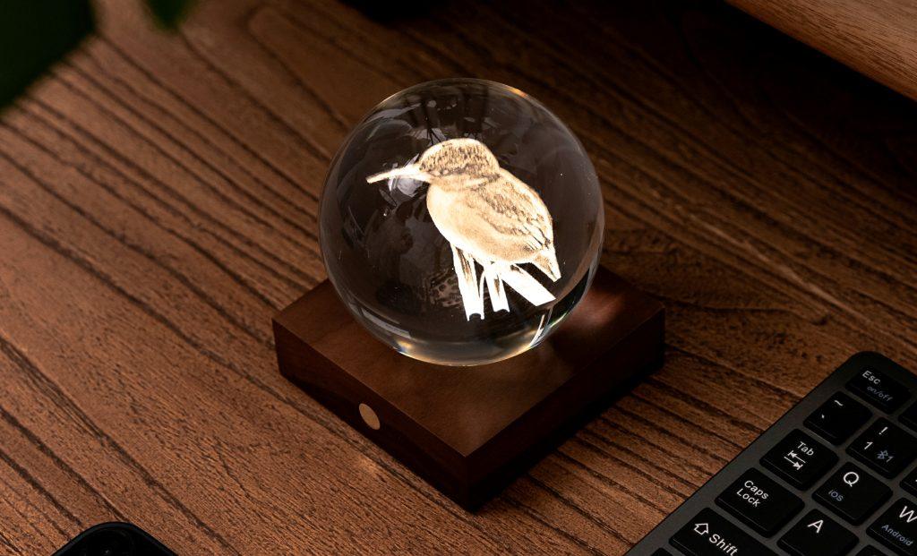 Gingko Amber Crystal Light - Kingfisher - LemonSalt