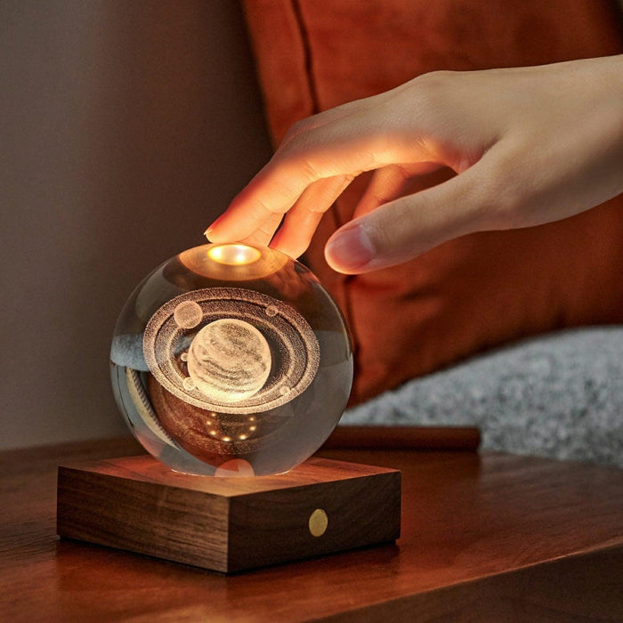 Gingko Amber Crystal Light - Saturn - LemonSalt