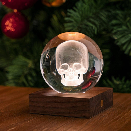Gingko Amber Crystal Light - Skull - LemonSalt