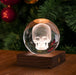 Gingko Amber Crystal Light - Skull - LemonSalt