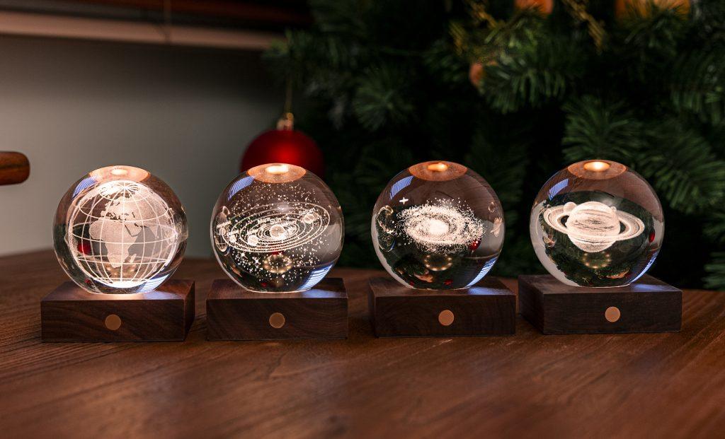 Gingko Amber Crystal Light - Solar System - LemonSalt