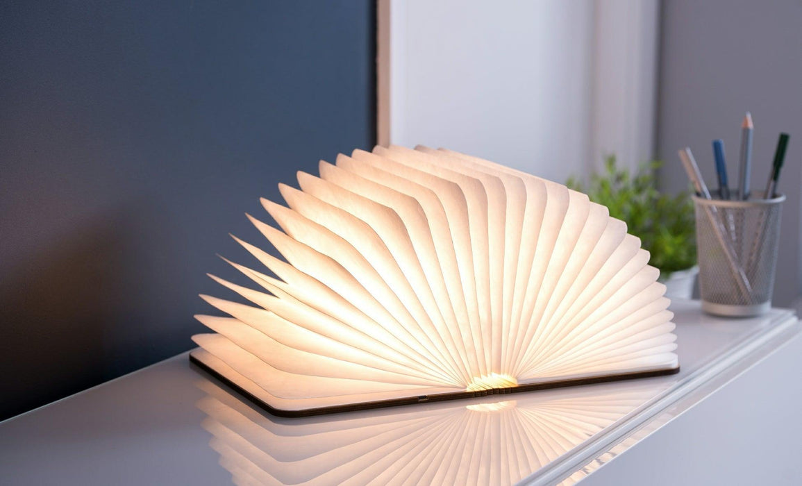 Gingko Large Smart Book Light - Maple