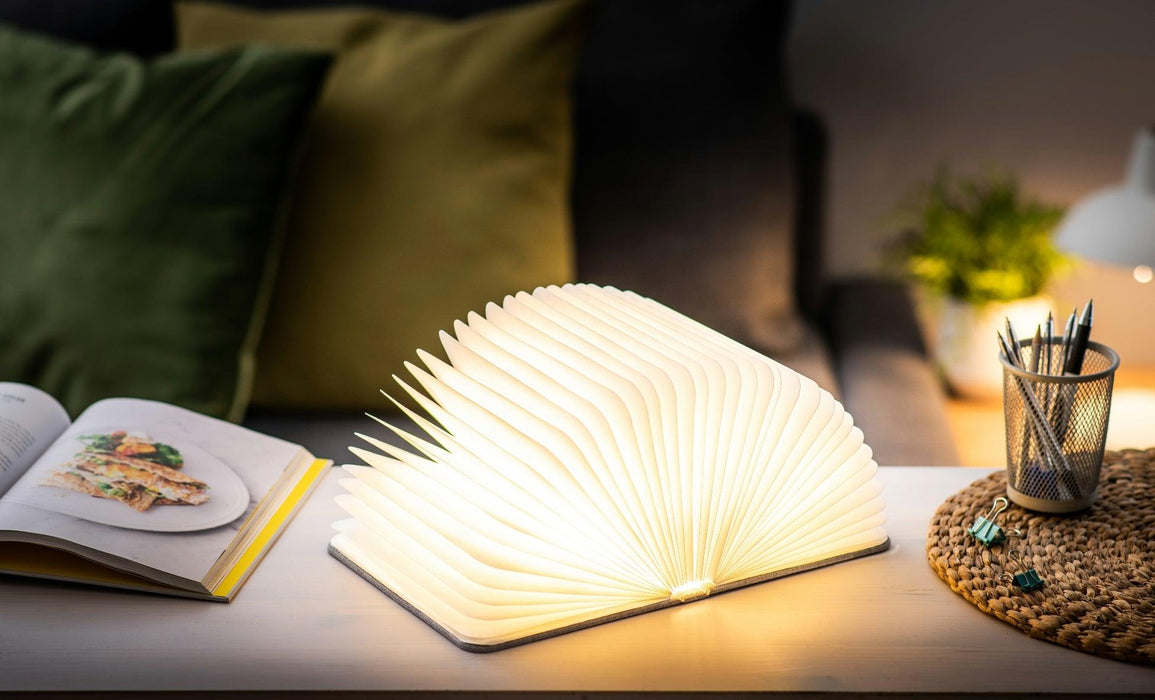 Gingko Large Smart Book Light - Urban Grey | {{ collection.title }}