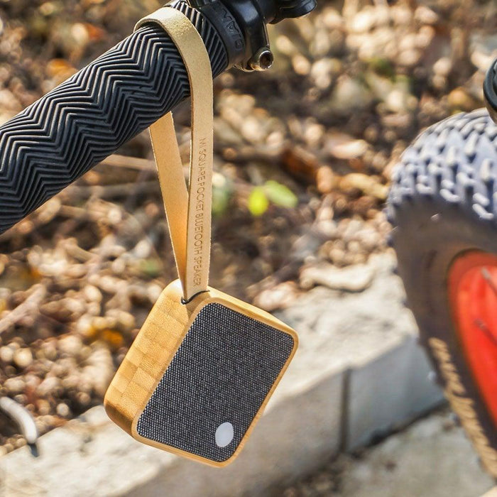 Gingko Mi Square Bluetooth Speaker - Bamboo