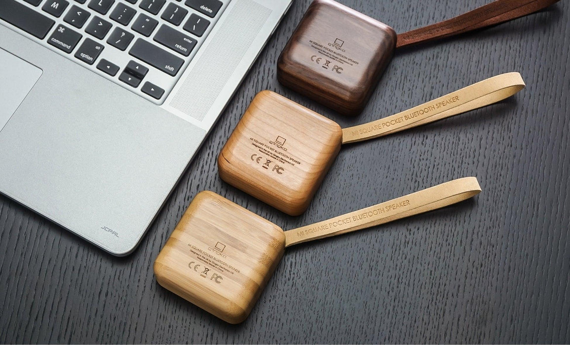 Gingko Mi Square Pocket Speaker - Cherry