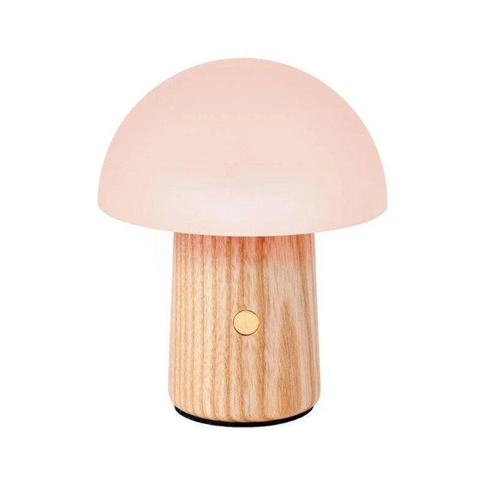 Gingko Mini Alice Mushroom Lamp - White Ash - LemonSalt