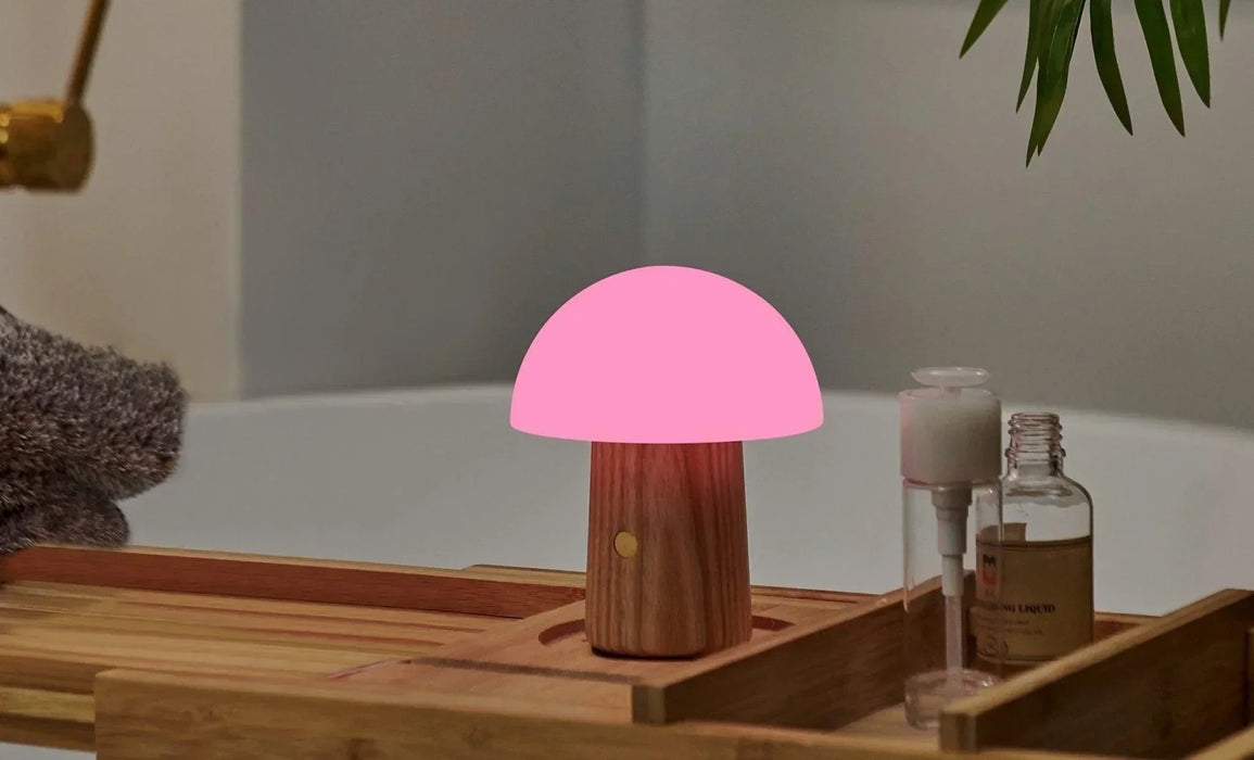 Gingko Mini Alice Mushroom Lamp - White Ash - LemonSalt