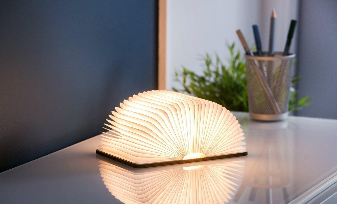 Gingko Mini Smart Book Light - Maple