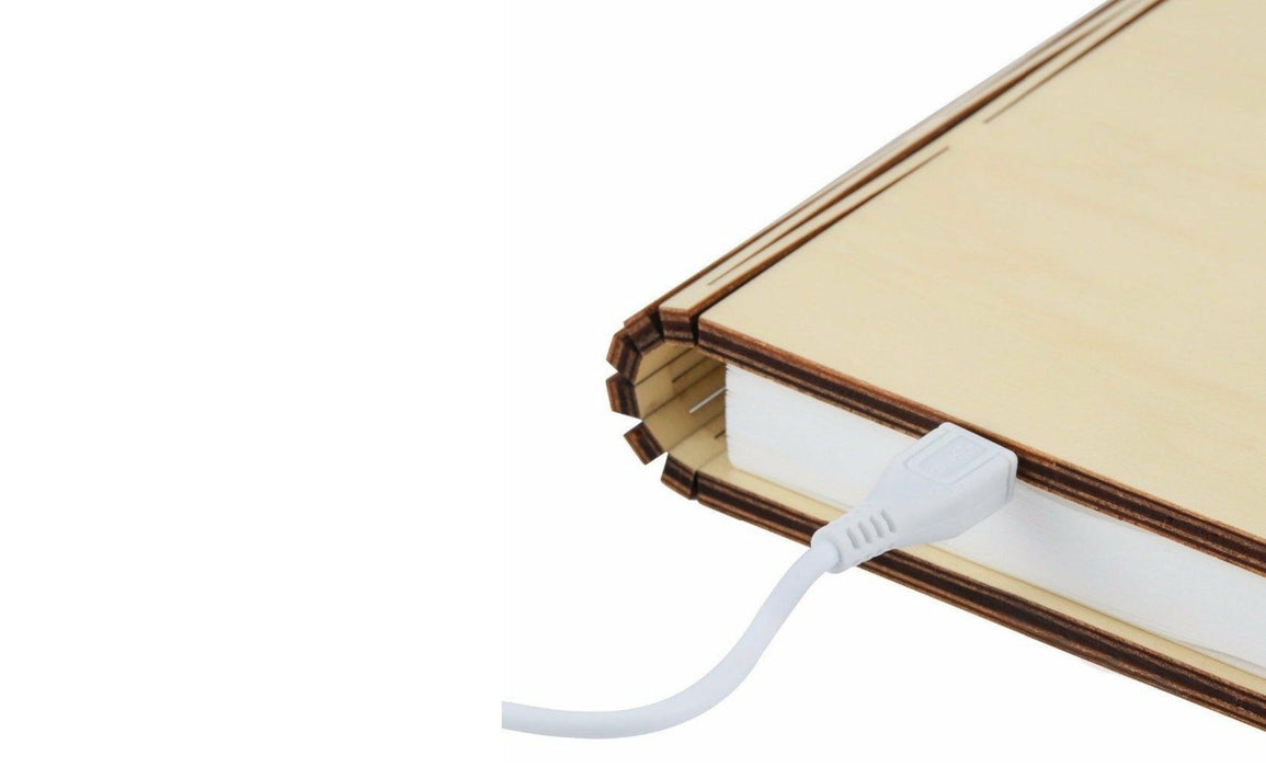 Gingko Mini Smart Book Light - Maple