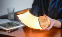 Gingko Smart Accordion Lamp - Bamboo | {{ collection.title }}