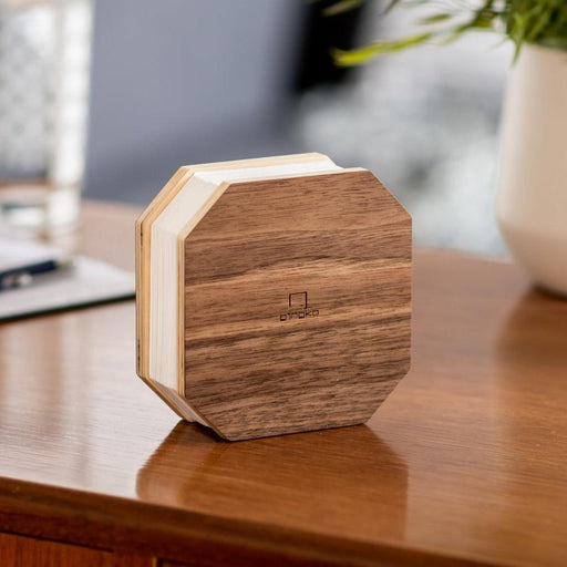 Gingko Smart Accordion Lamp - Walnut - LemonSalt