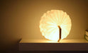 Gingko Smart Accordion Lamp - Walnut - LemonSalt