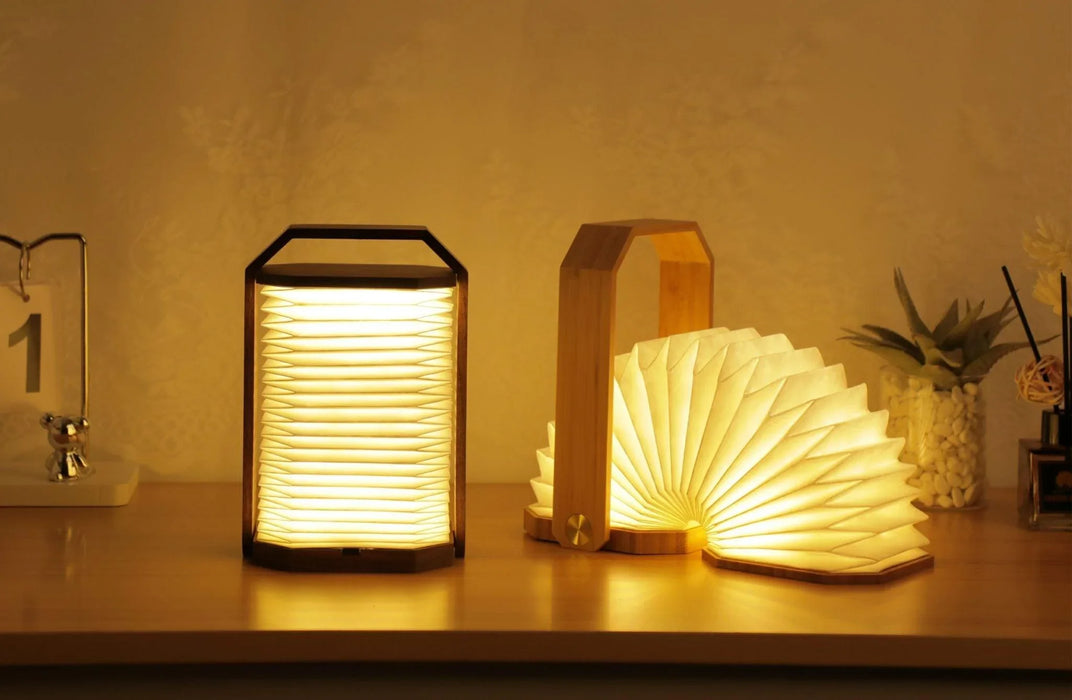 Gingko Smart Origami Lamp - Bamboo