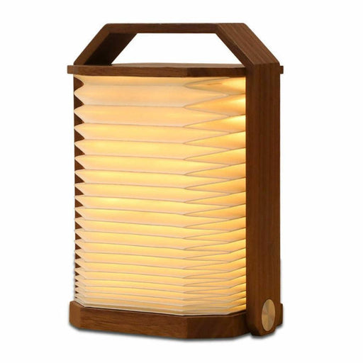 Gingko Smart Origami Lamp - Walnut - LemonSalt