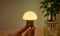 Gingko Super Mini Alice Mushroom Lamp - Walnut - LemonSalt