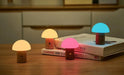 Gingko Super Mini Alice Mushroom Lamp - Walnut - LemonSalt