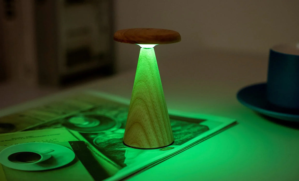 Gingko Sylva Table Lamp Mini - White Ash - LemonSalt