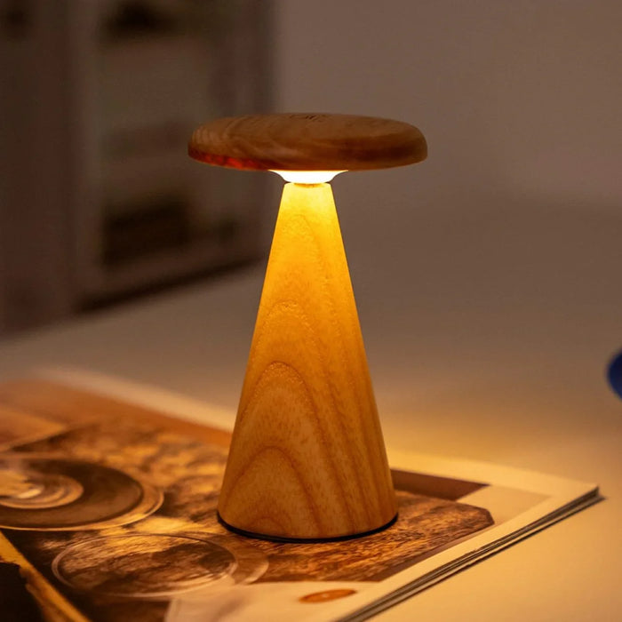Gingko Sylva Table Lamp Mini - White Ash - LemonSalt