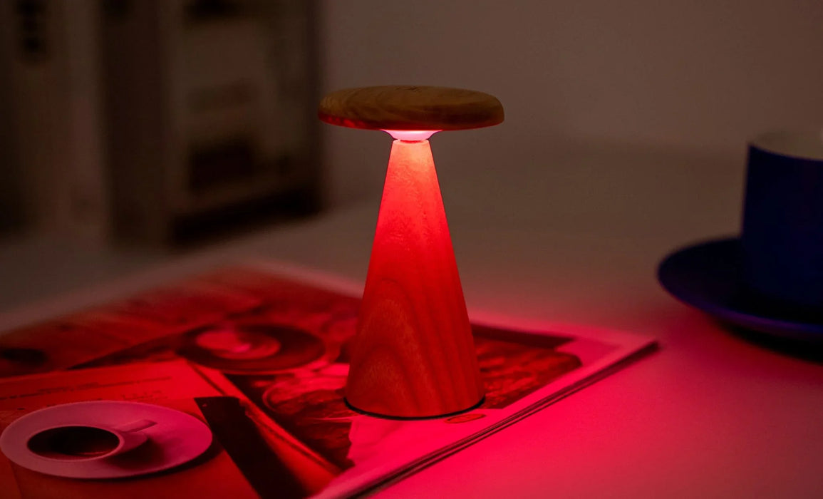 Gingko Sylva Table Lamp Mini - White Ash - LemonSalt