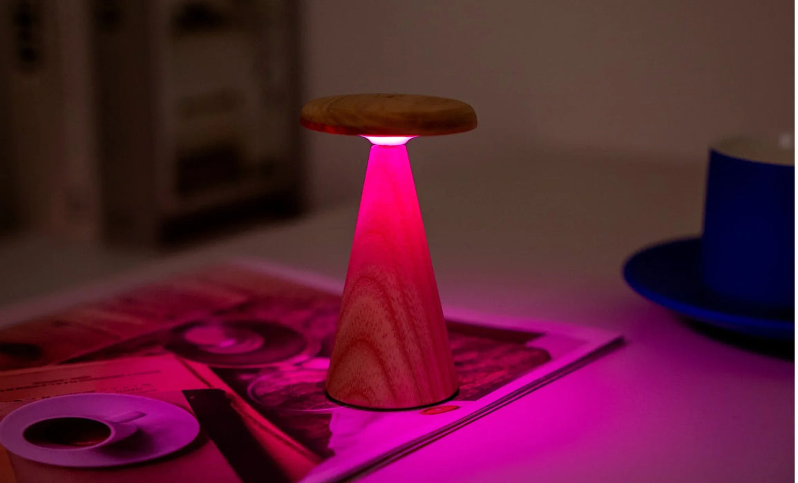 Gingko Sylva Table Lamp Mini - White Ash - LemonSalt