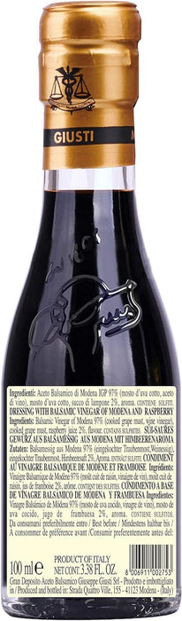 Giuseppe Giusti Trio Flavoured Balsamic Vinegar Gift Box - Truffle, Fig and Raspberry (3x100ml)