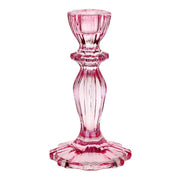 Glass Candle Holders - Pink