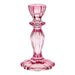 Glass Candle Holders - Pink - LemonSalt
