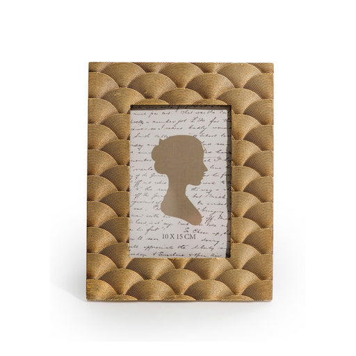 Gold Fan-Effect Photo Frame (23cm) - LemonSalt