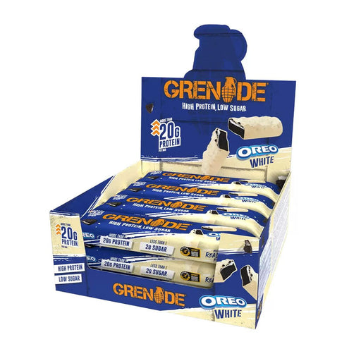 Grenade - White Chocolate Oreo Protein Bar (12x60g) | {{ collection.title }}