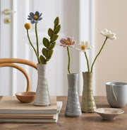Gry & Sif Felted Wool Florals Anemone Flower - Sea Blue (30cm)