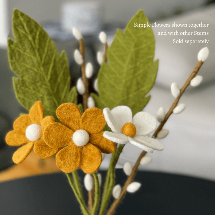 Gry & Sif Anemone Flower - Yellow (30cm) - LemonSalt