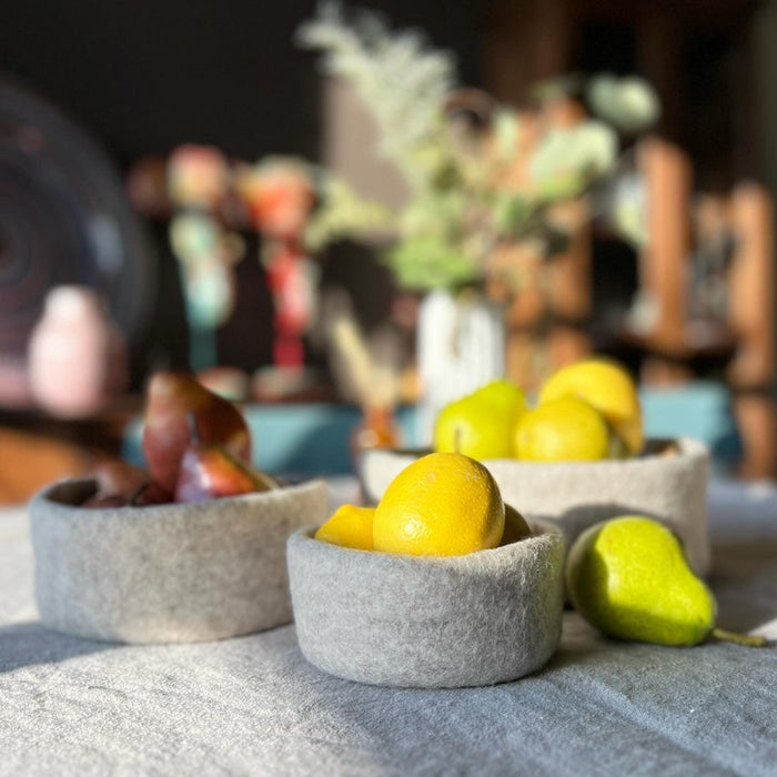 Gry & Sif Bowls - Natural Grey (Set of 3) - LemonSalt