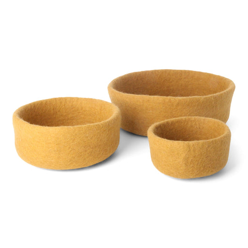 Gry & Sif Bowls - Ochre (Set of 3) - LemonSalt