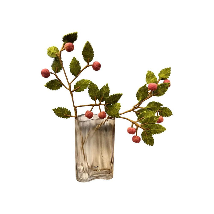 Gry & Sif Branch With Dusty Red Apples (60cm) - LemonSalt