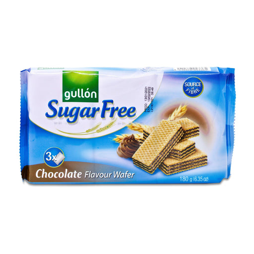 Gullon Sugar Free Chocolate Wafers (180g) | {{ collection.title }}