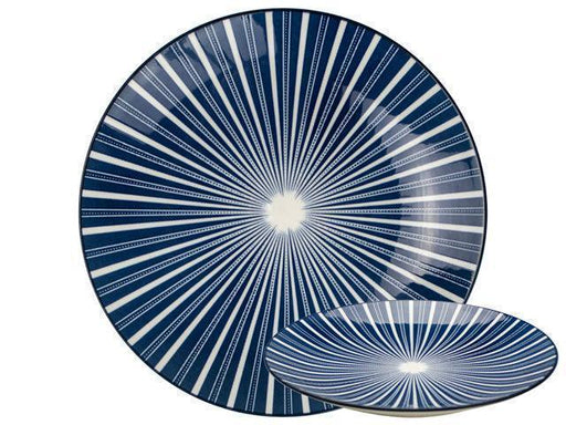 Gusta Plate OTB - Stripes Pattern (26.5cm) - LemonSalt
