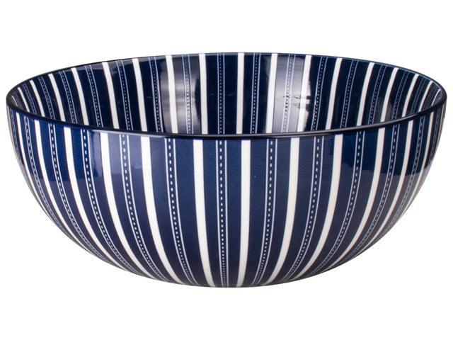 Gusta Salad Bowl OTB - Japanese Stripes Pattern (26cm)