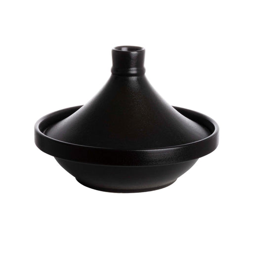 Gusta Traditional Terracotta Tagine - Black (22cm) - LemonSalt