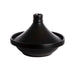 Gusta Traditional Terracotta Tagine - Black (22cm) - LemonSalt
