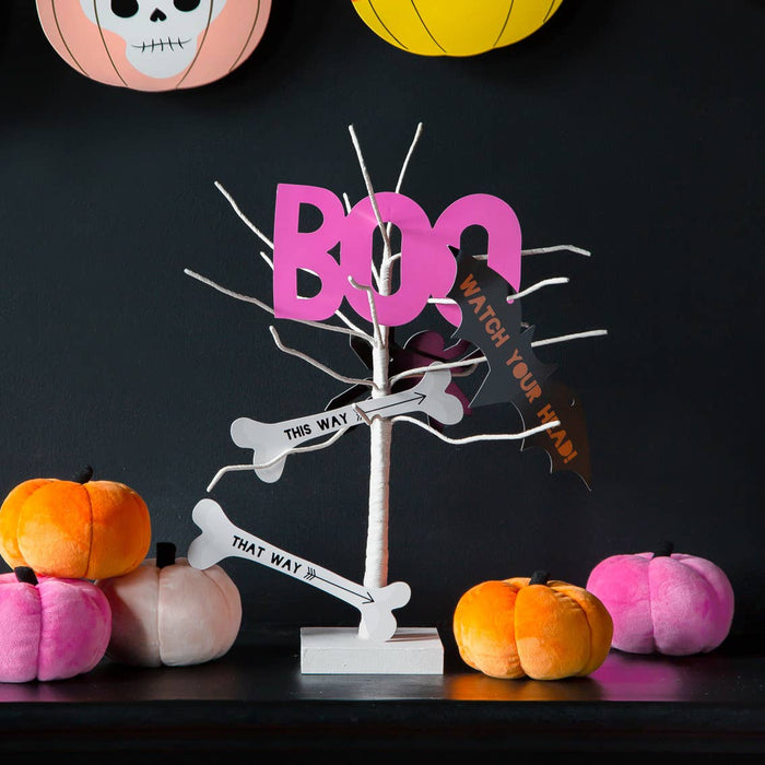 Halloween Velvet Pumpkin Decorations - Assorted - LemonSalt