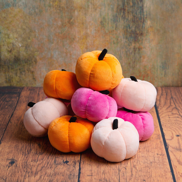 Halloween Velvet Pumpkin Decorations - Assorted - LemonSalt