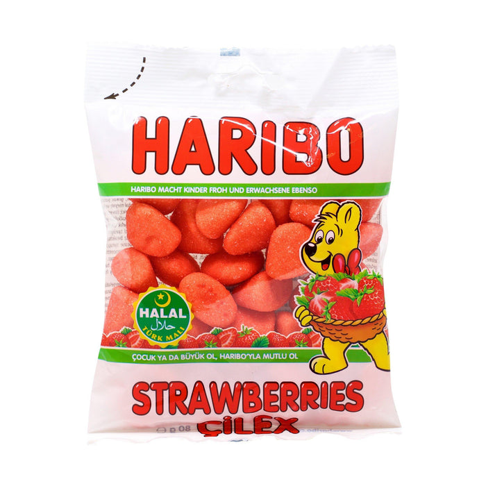 Haribo Strawberries (80g) | {{ collection.title }}