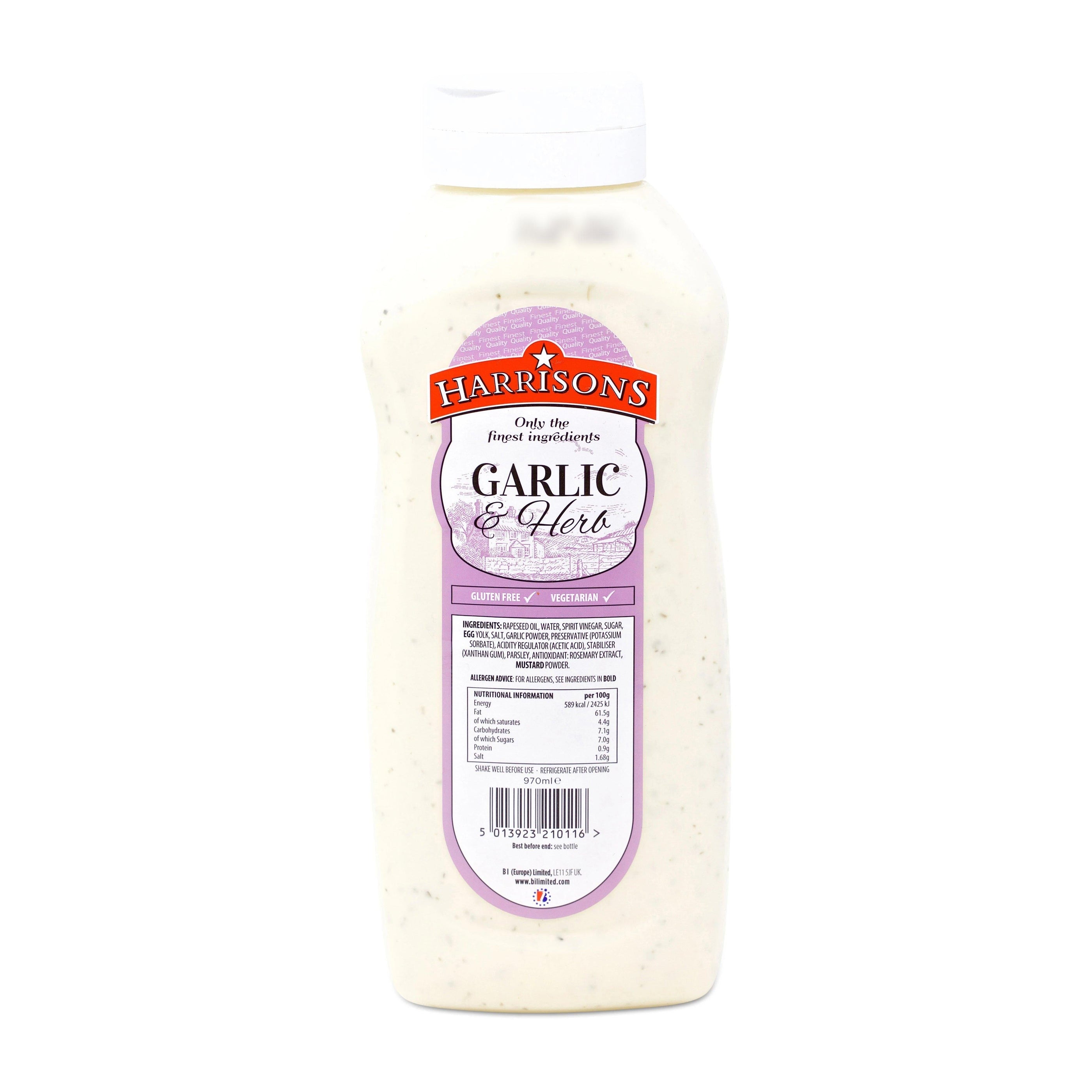 Harrisons Garlic & Herb Sauce (1L) Sauces, Spreads & Condiments Buy
