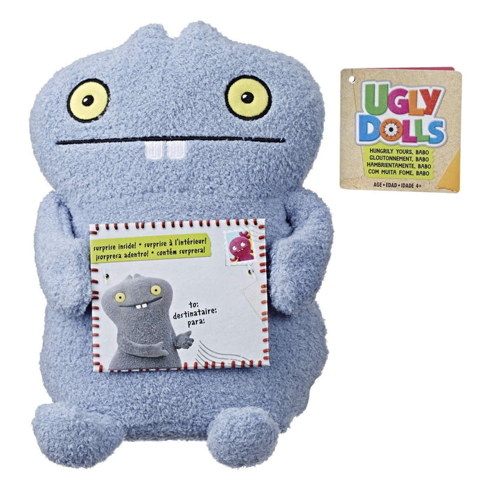 HASBRO E4553 UglyDolls Hungrily Yours Babo Plush 10 Tall" - LemonSalt