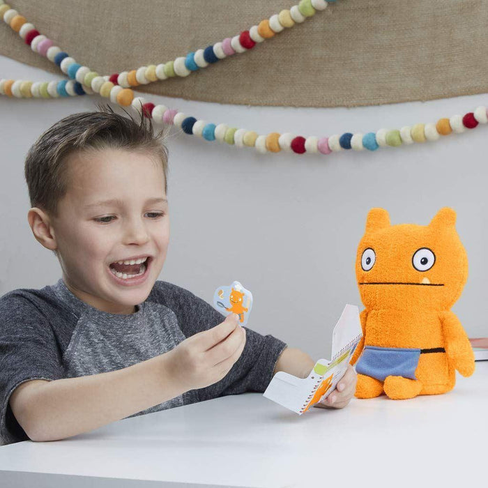 HASBRO E4554 UglyDolls Warm Wishes Wage Stuffed Plush Toy 10 Tall" - LemonSalt