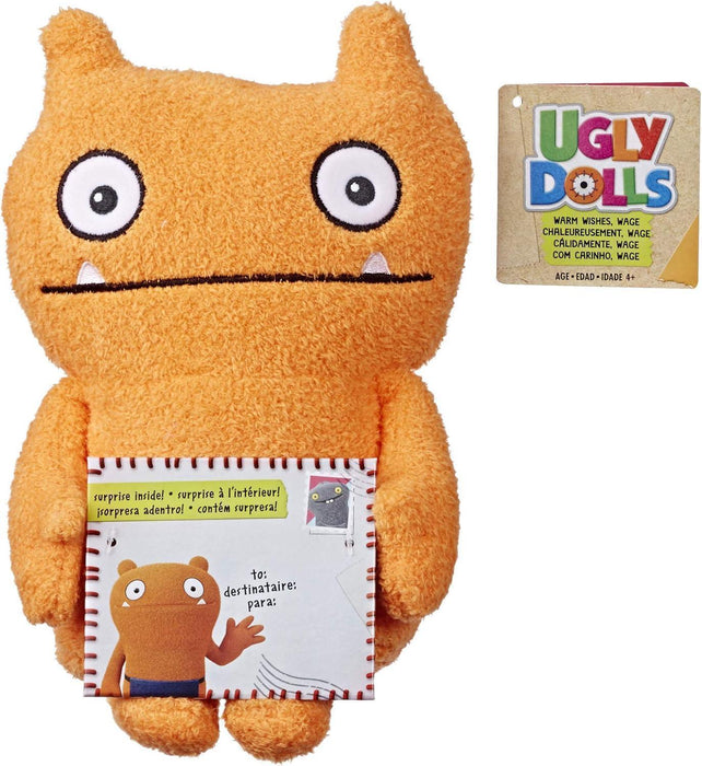 HASBRO E4554 UglyDolls Warm Wishes Wage Stuffed Plush Toy 10 Tall" - LemonSalt