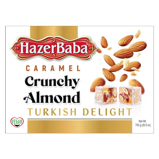 HazerBaba Turkish Delight Caramel & Almond (750g) - LemonSalt