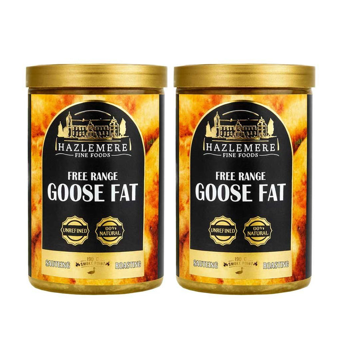 Hazlemere Fine Foods Free Range Goose Fat (2x375g) - LemonSalt