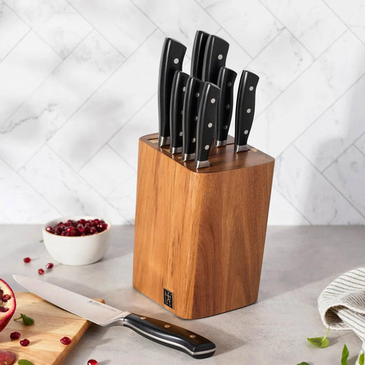 Henckels Fine Edge Forged 10-piece German Steel Knife Block Set - LemonSalt