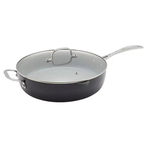 Henckels Hard Anodised Ceramic Saute Pan (4.7L) - LemonSalt